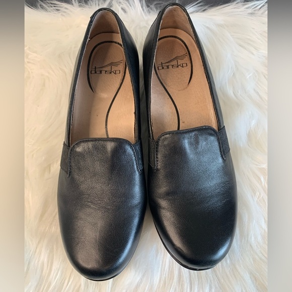 Dansko Shoes - Dansko Women's Black Leather Shoes
